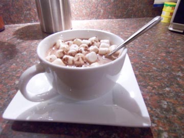 Hot chocolate is a winter favorite