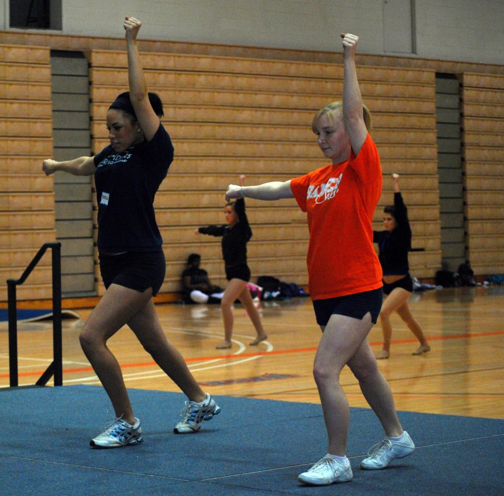 Cheer tryouts bring new talent