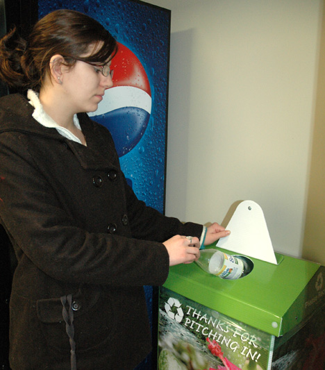 New bins increase recycling on BU campus