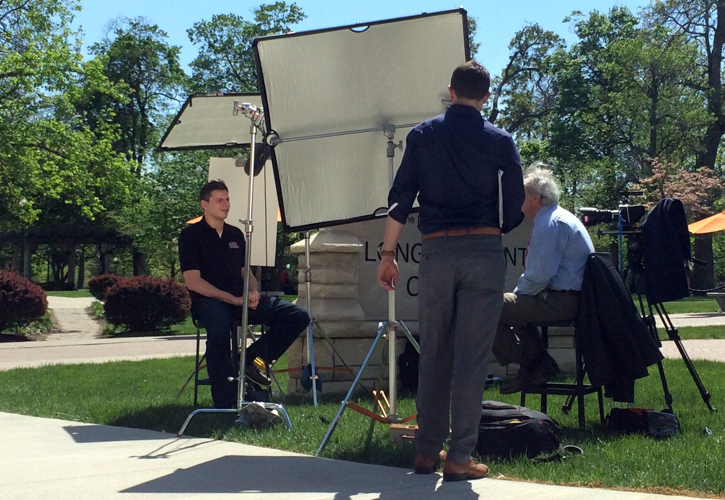 PBS visits campus, shoots feature
