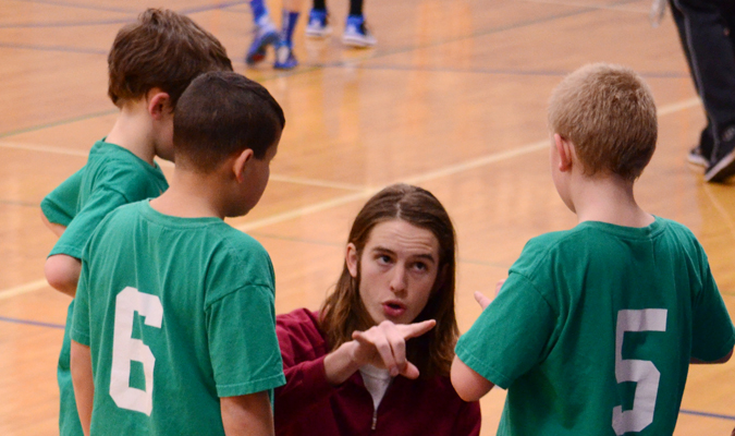 Students seize youth basketball coaching opportunity