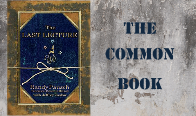 The Last Lecture selected for common book