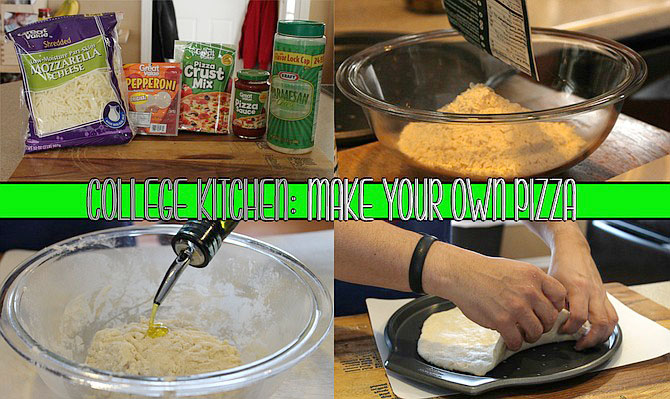 College Kitchen: Make your own pizza
