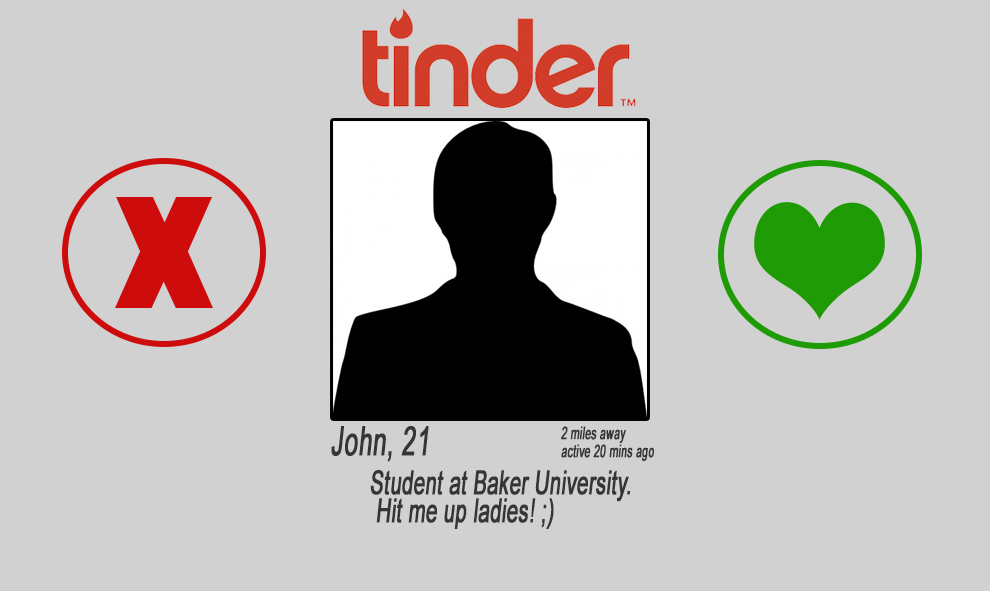 Tinder matches students locally