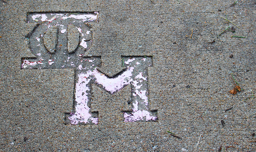 The Phi Mu chapter closed down at Baker in 2011, but the chapter house remains and has been re-purposed as the Alumni Center. Their letters, as seen in the photo, are still engraved in the sidewalk in front of the building.