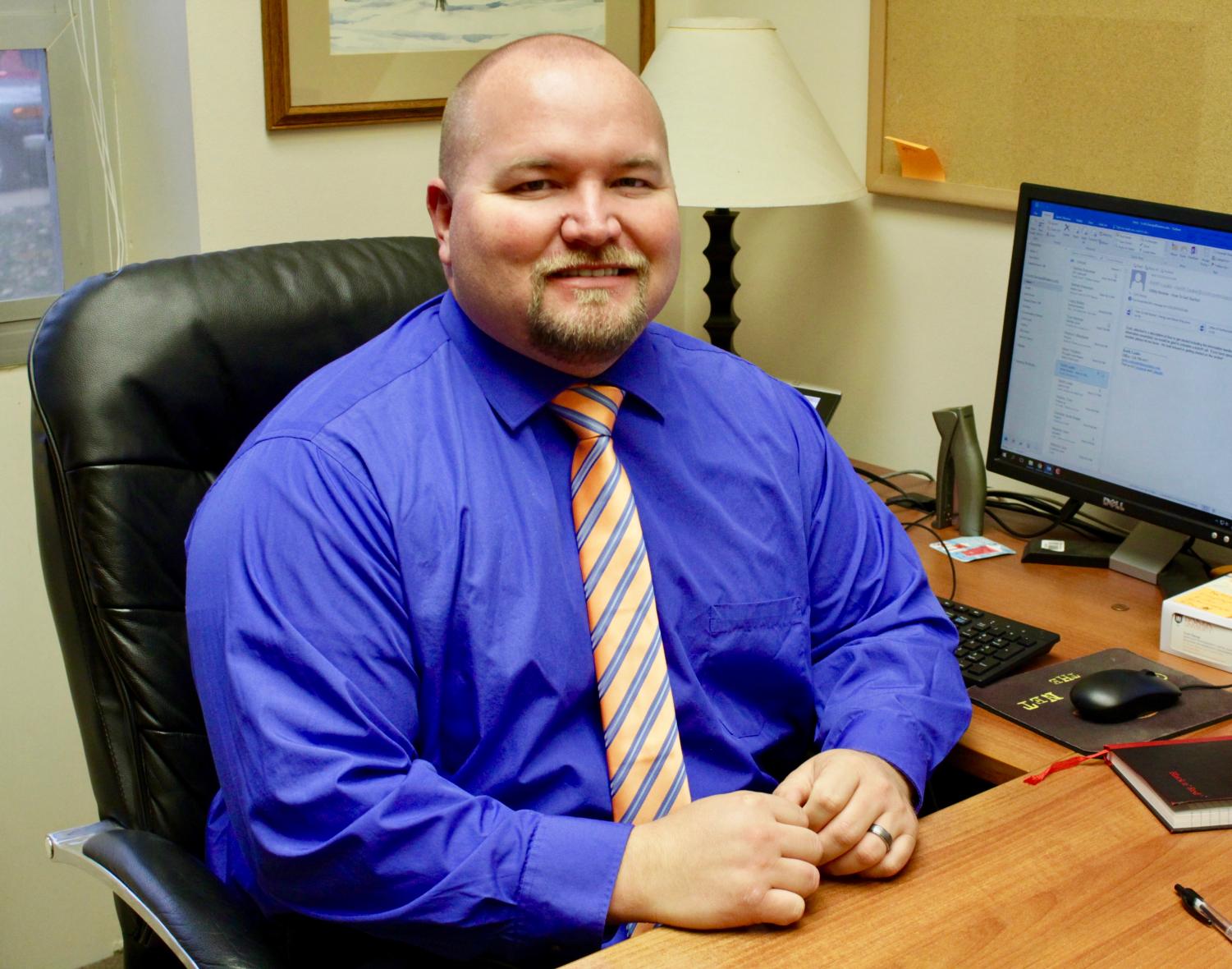 new-employee-focuses-on-campus-safety-the-baker-orange