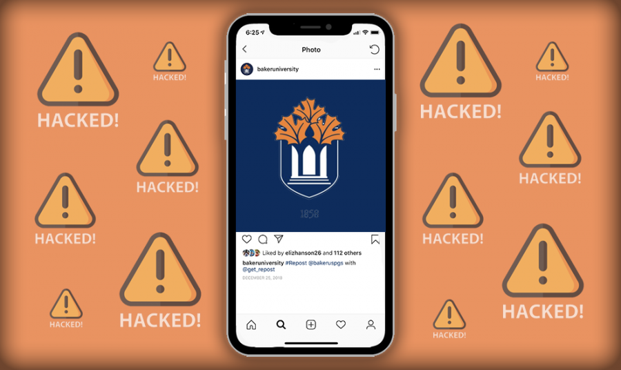 University Instagram account hacked