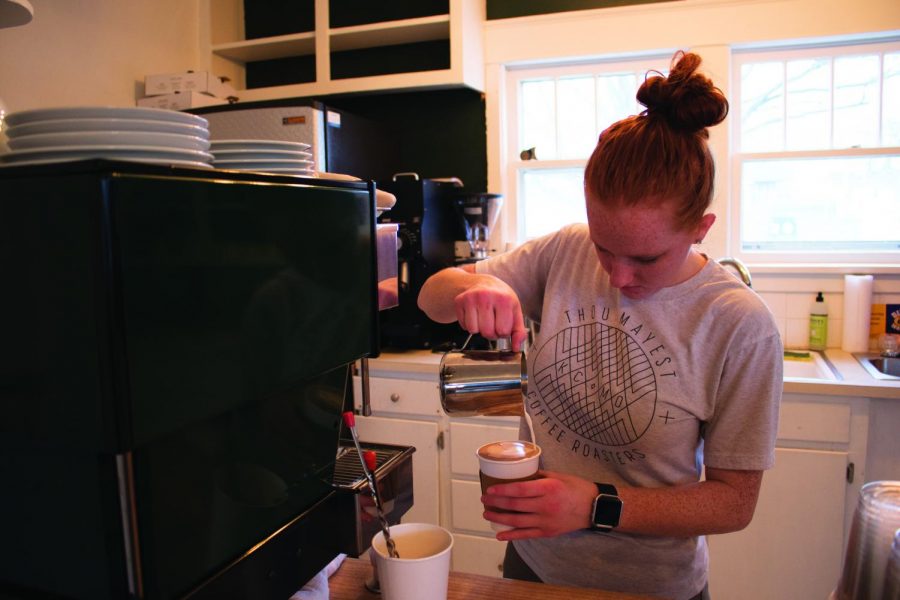 133 Coffee opened next to Cranberry Market at 106 6th Street on Feb. 16. The owners hope that students and members of the community are able to use their new coffee shop as a place to gather over coffee.