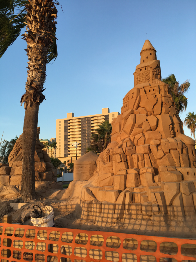 Hovorka helped build the biggest permanent sandcastle in the U.S.