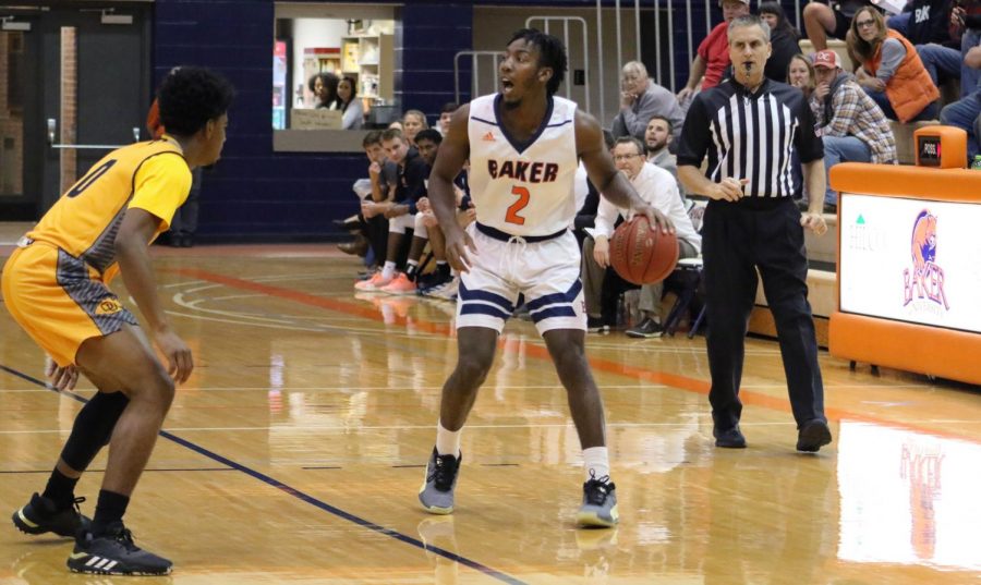 Mens Basketball secures first win against Baptist Bible College