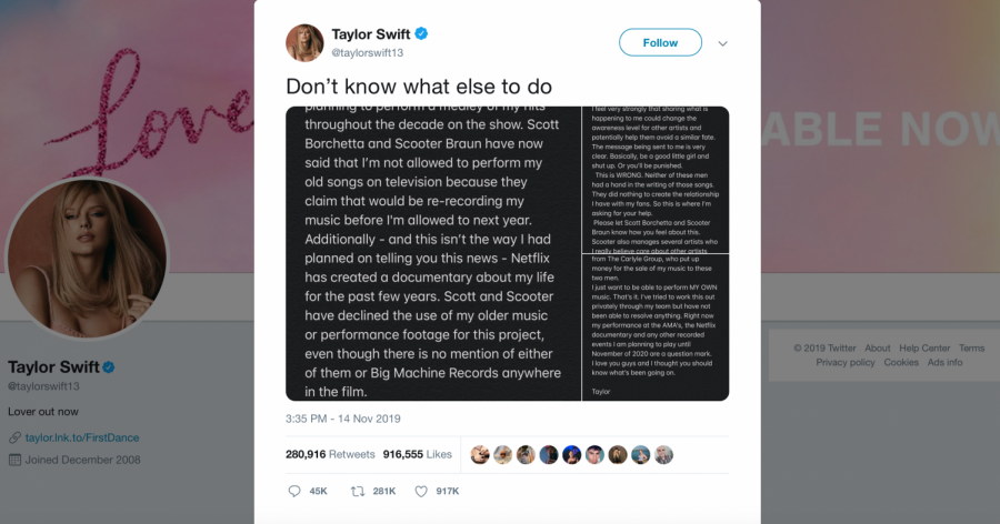 Taylor Swift takes on the music industry