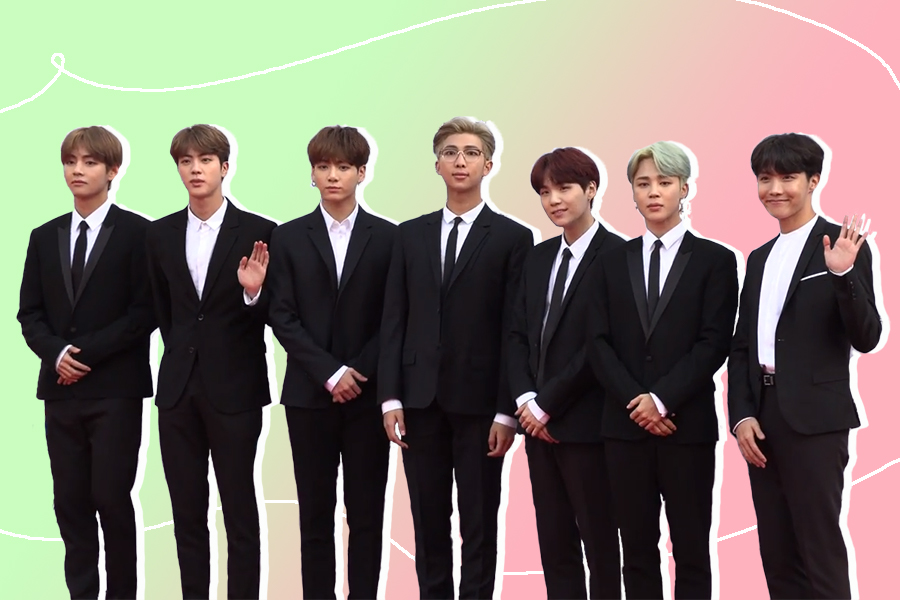 Smooth Like Butter. K-pop super group BTS is dominating the music charts in the U.S., making the group one of the most globally successful musical acts to come out of South Korea. Members include (from left to right) V, Jin, Jungkook, RM, Suga, Jimin and J-Hope.
