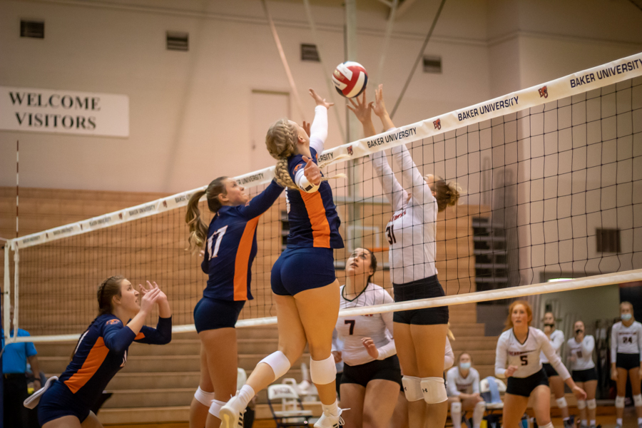 Baker Volleyball defeats Benedictine for the first time in six years
