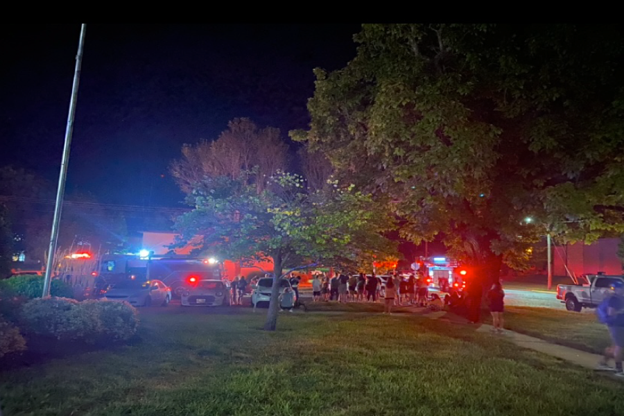 Irwin Hall residents were evacuated late Monday night as the Baldwin City volunteer Fire Department responded to the call. A seizure was reported around the time and location of the evacuation. It is unknown whether or not the two incidents are related.