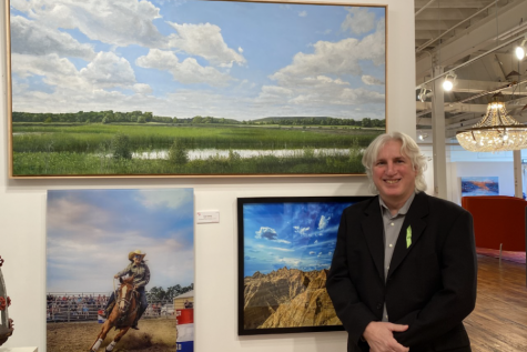 On Nov. 6, Baker University Assistant Professor of Art Russell Horton wins Best Landscape Artist of the Year from the annual Art Comes Alive 2021 competition, winning a $100 prize.
