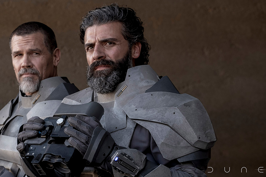 Josh Brolin (left) and Oscar Isaac (right) star in Dune, one of the ten films nominated for Best Picture at the 2022 Academy Awards