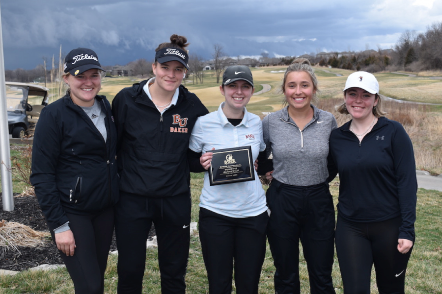 Womens+golf+competed+and+placed+second+at+the+Baker+Invitational.+The+team+will+next+compete+in+the+Bethany+Tournament+April11+and+12%2C+in+Newton%2C+Kansas.