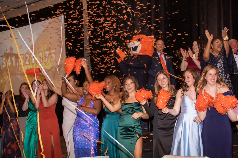 Baker hosts gala to celebrate the success of the Forever Orange fundraising campaign