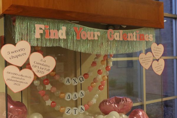 Baker Panhellenic hosts galentines event in Harter Union