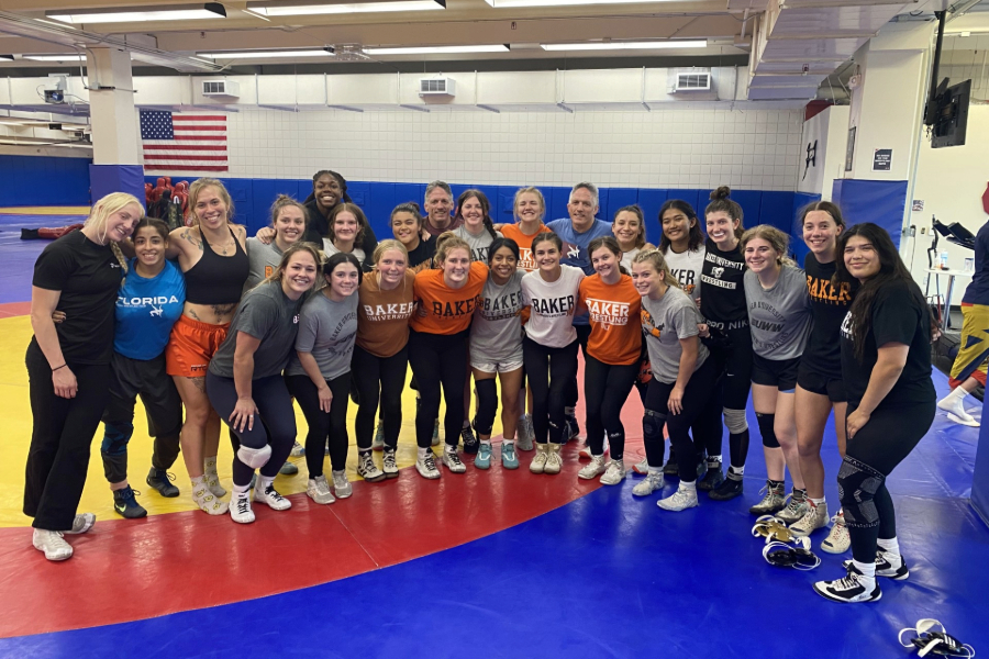 The team poses for a photo at the Olympic Training Center in Colorado Springs, Colorado. Photo courtesy of Kit Harris.