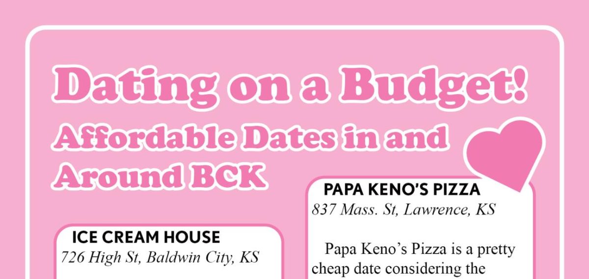 Dating on a Budget: Affordable date spots in and around Baldwin City