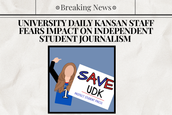 University Daily Kansan staff fears impact on independent student journalism facing 80% budget cut