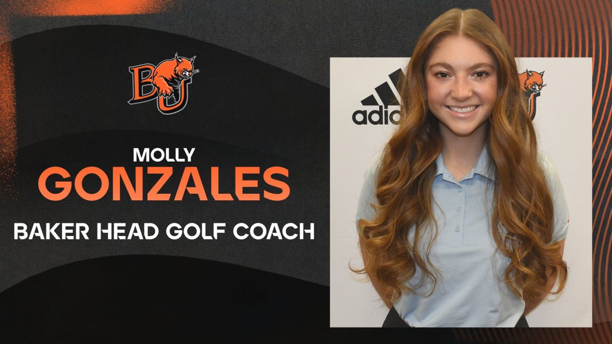 Official announcement namingMolly Gonzales as Baker's new Head Golf Coach