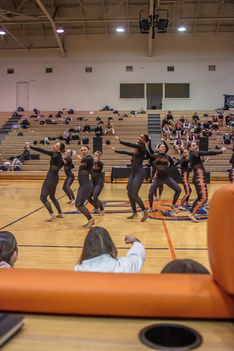 The Baker Dance team giving good energy mid performance. 