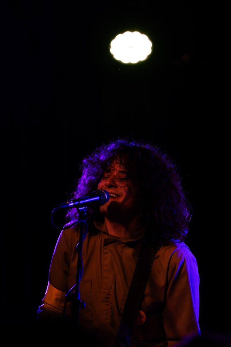 Moon Walker smiling out to his crowd. 